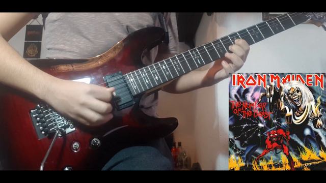 Iron Maiden - The Number Of The Beast first solo cover смотреть онлайн