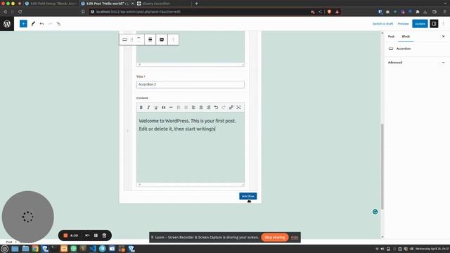 Demo - How to Create Custom Accordion Blocks with WordPress ACF смотреть онлайн
