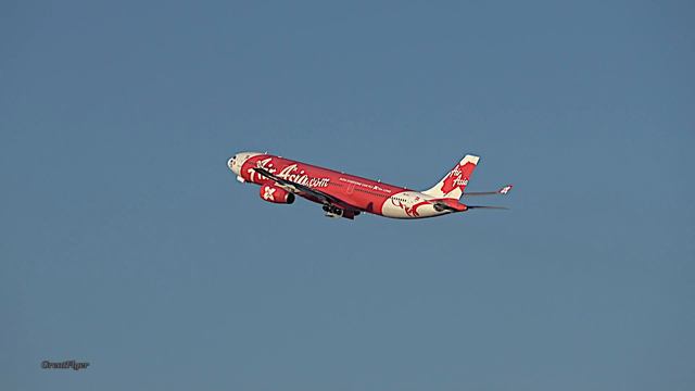 GreatFlyer Takeoff Airbus A330 AirAsia X from Incheon International Airport/Взлет Airbus A333 Инчхо смотреть онлайн