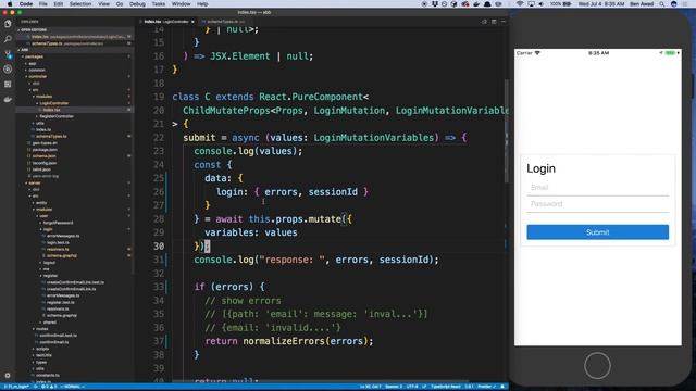 Saving Session Id in React Native with Secure Storage - Part 22 смотреть онлайн