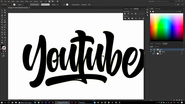 Lettering SpeedArt - Youtube, каллиграфия и леттеринг смотреть онлайн
