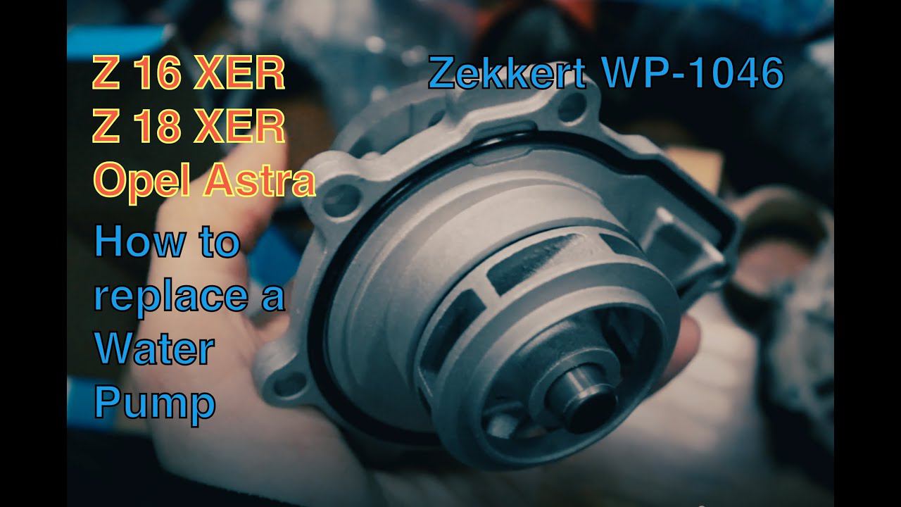 Opel Astra h Замена помпы z16xer, z18xer смотреть онлайн