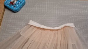 Tulle skirt for a doll. Юбка из фатина для куклы