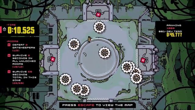 Вот это увернулся ( Прохождение Disc Room #1 ) смотреть онлайн