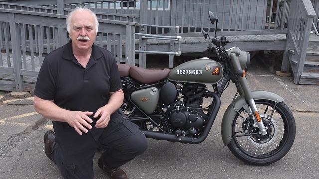 2022 Royal Enfield Classic 350 Signals Marsh Grey Features with Bob from Mark's Motorsports смотреть онлайн