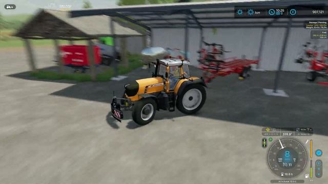 Making 126,000 Lt Of Hay Bale, Building Cow Barn-Feeding Robot - #171 - No Man's Land - FarmingSim2 смотреть онлайн