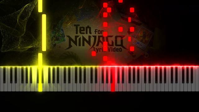 LEGO Ninjago - Ten for Ninjago by The Fold | Synthesia Piano Tutorial смотреть онлайн