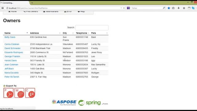 Aspose for Spring Java - Demo смотреть онлайн