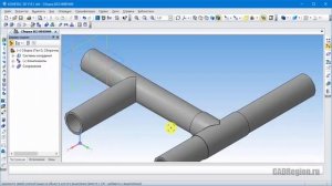 САПР Компас-3D. Приложение "Оборудование: Трубопроводы"