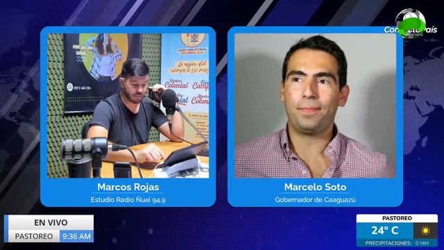 Nota con el Gobernador Marcelo Soto - Buenas Noticias para Juan Manuel Frutos смотреть онлайн