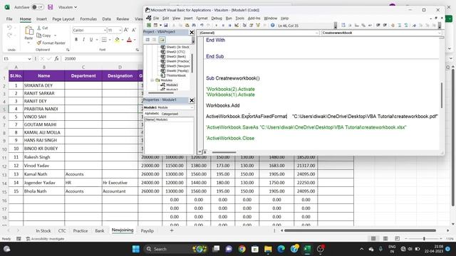 Lesson: 5. Workbooks(add,save,delete,open), Excel Vba for beginners, Backoffice work in excel смотреть онлайн
