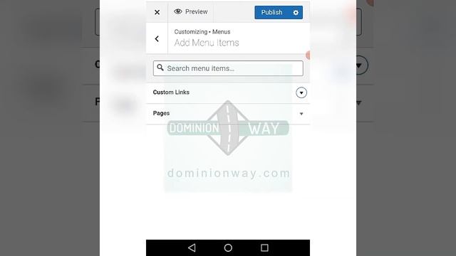 Part #2 Episode #4 Create menu items on WordPress using your smartphone смотреть онлайн