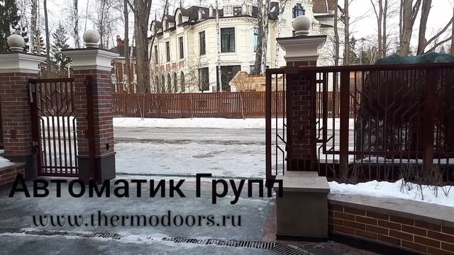 Алюминиевые откатные ворота АЛЮТЕХ серии ADS 400 смотреть онлайн