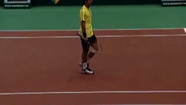Melzer (vs Ferrer, Rotterdam 2009) 1 смотреть онлайн