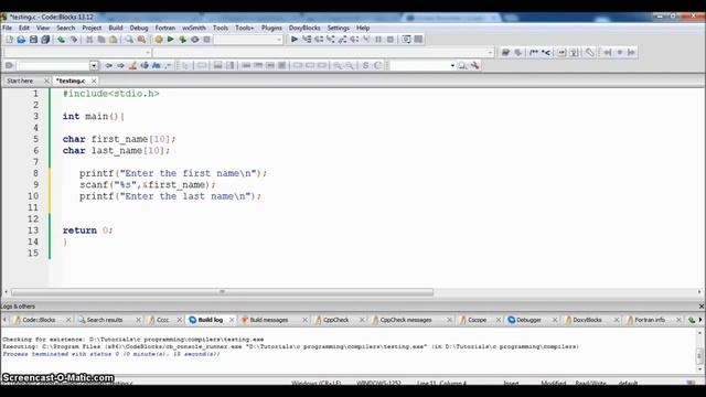 C programming Display name entered by the user (display your name) - Part 10 смотреть онлайн