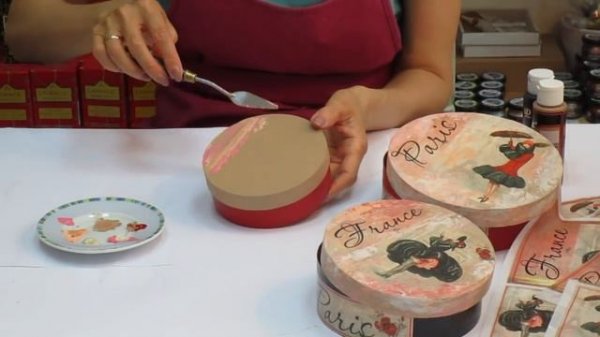 Vintage Boxes Decoupage Ideas Tutorial