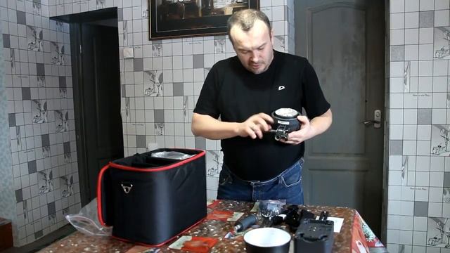 часть1 Jinbei DCII-1200 Power Pack батарейная вспышка смотреть онлайн