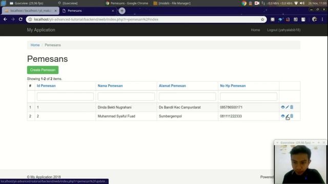 Tutorial membuat model menggunakan GII generator + Instalasi AdminLTE pada Yii2 Framework di Linux смотреть онлайн