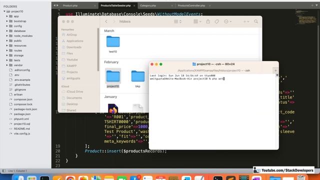 Laravel 10 Tutorial #47 | Create Ecommerce | Products Module (IV) | Display Products Category смотреть онлайн