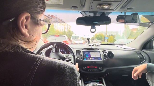 Иваново: Ул.Ермака+проспект Ленина, затем перестроение в плотном потоке и поворот на ул Октябрьскую смотреть онлайн