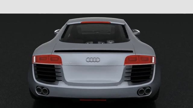 Audi R8 3D Model 360 plus Interior смотреть онлайн