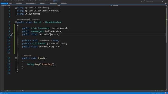 Tank Shooting Mechanic in Unity 2d - Tank game tutorial P4 смотреть онлайн