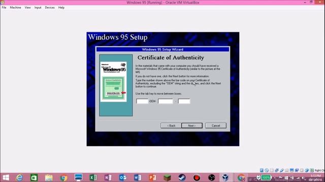 How to install Windows 95 in VirtualBox смотреть онлайн