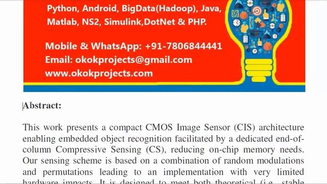 Hardware Compliant Compressive Image Sensor Architecture Based on Random Modulations and Permutatio смотреть онлайн