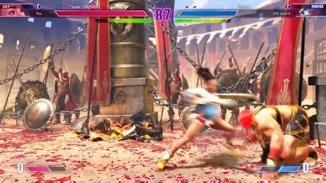 Street Fighter 6 - Lily Vs. Marisa - One Round Vs. смотреть онлайн