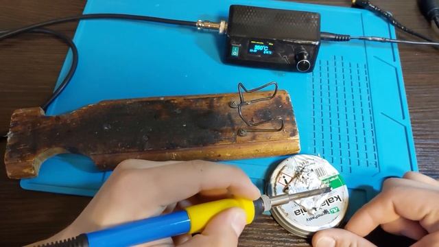 Міні паяльна станція на жалах HAKKO T12? [ oled kit diy ] смотреть онлайн