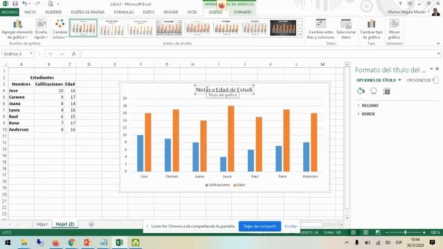 Crear gráficos estadísticos en Excel de Microsoft Office 2016 смотреть онлайн