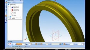 Построение 3D модели венца червячного колеса в Компас 3D