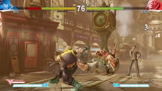 Street Fighter 5 10 MINUTES NEW GAMEPLAY RYU CHUNLI NASH BISON [HD] смотреть онлайн
