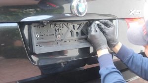 Замена ламп подсветки номерного знака BMW X5 E53 CHECK NUMPLATE LIGHT