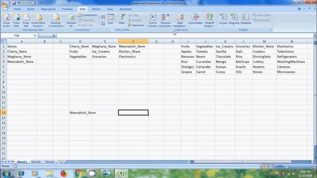 Excel 2007: how to create a dependent drop down list in excel смотреть онлайн