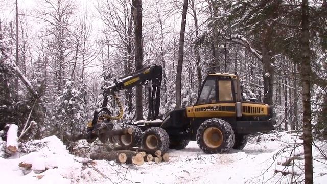 Харвестер Ponsse Ergo 6W смотреть онлайн