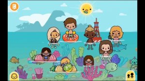 Toca boca. Ева и её семья. || 4 сезон 17 серия ||~♡ Тока бока домик(1,2) и пляж ♡~