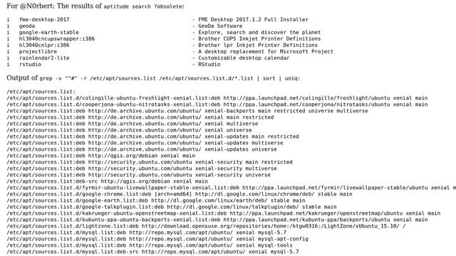 Uninstalled QGIS, now cannot reinstall it ("E: Unable to correct problems, you have held broken... смотреть онлайн