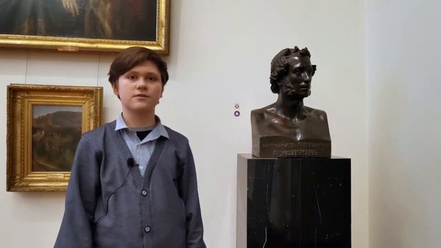 И.П. Витали. Портрет А.С. Пушкина. Экскурсию ведет: Михаил Челмакин, 12 лет смотреть онлайн