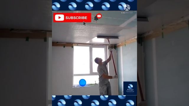 Как правильно шпаклевать потолок