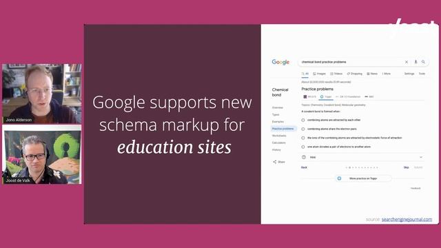 SEO news: Google supports new schema markup for education websites смотреть онлайн