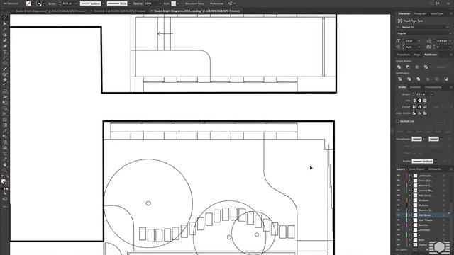 How to Draw Architectural Diagrams in Illustrator смотреть онлайн