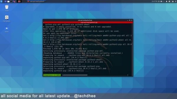 How to Fix "sudo: pip3: command not found" in Kali Linux