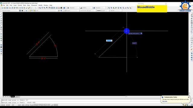 Autocad tutorial !! Draw Command line tools!! construction line uses in autocad !!ENGRLEARN смотреть онлайн