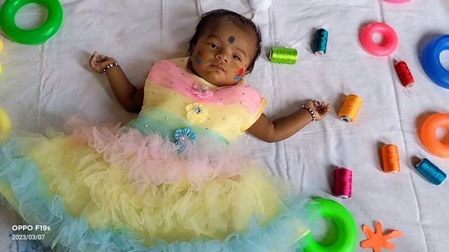 Holi celebration by Nikki #baby #kidsvideo смотреть онлайн