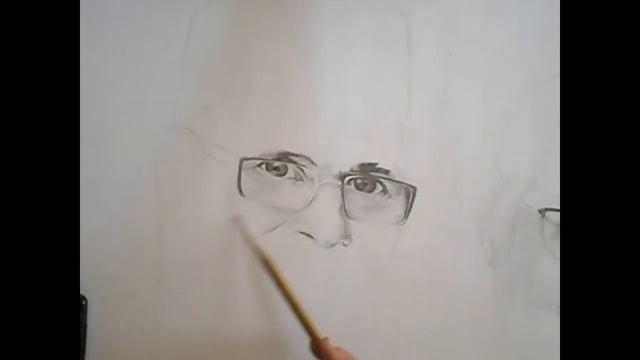 Портрет на заказ простым карандашом. The order of a portrait in pencil. смотреть онлайн