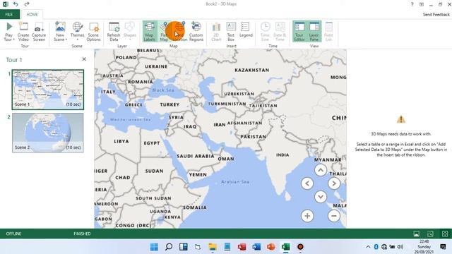 Membuat Maps / Peta Dunia 3D Di Microsoft Excel Secara Mudah смотреть онлайн
