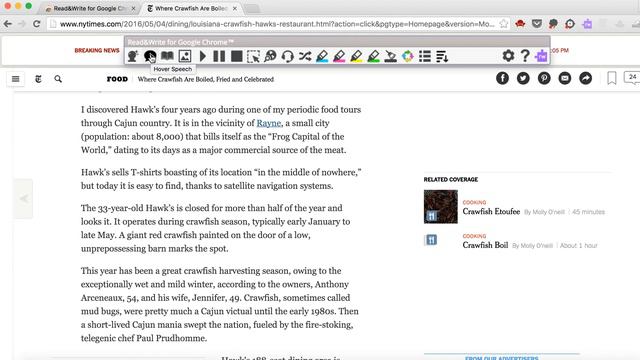 Listening to a web page with Read & Write text to speech for Google Chrome смотреть онлайн