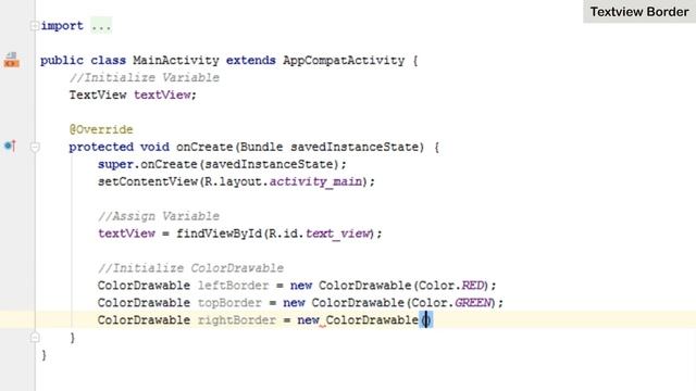 How to Implement Textview Border in Android Studio | TextviewBorder | Android Coding смотреть онлайн