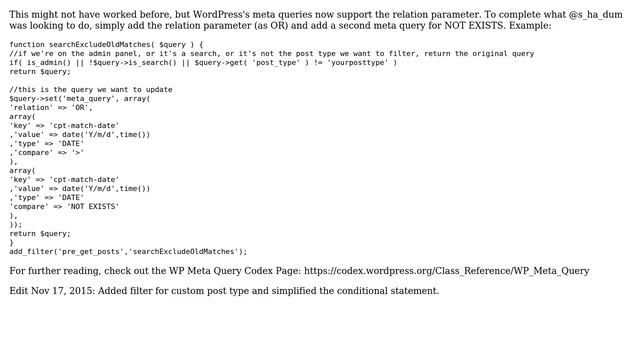 Wordpress: filter search result with custom post type meta key (2 Solutions!!) смотреть онлайн